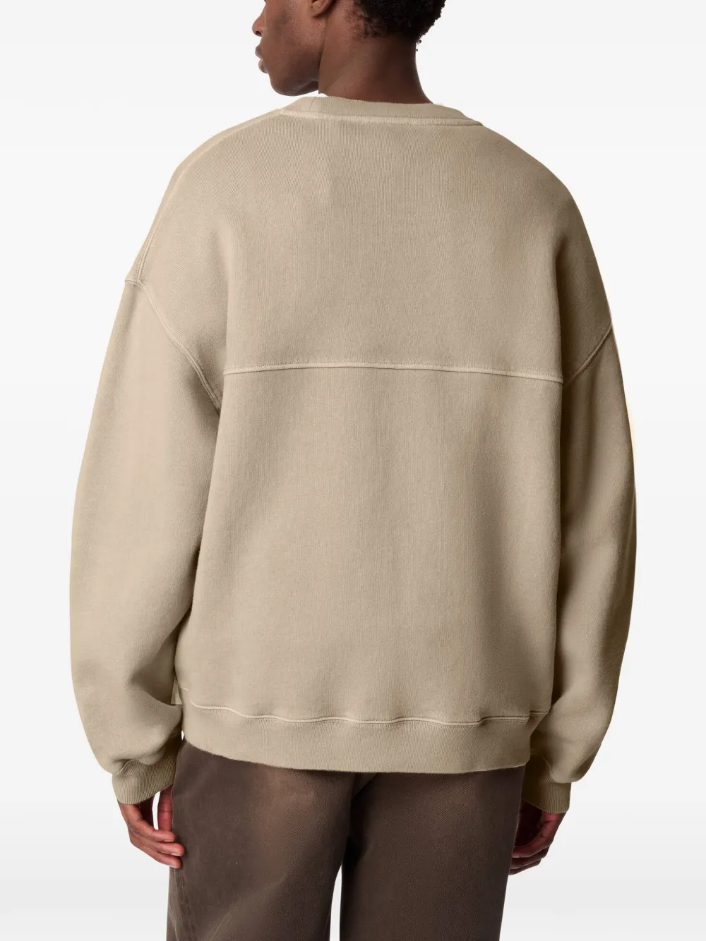 Axel Arigato Gens sweater met verwassen effect Beige