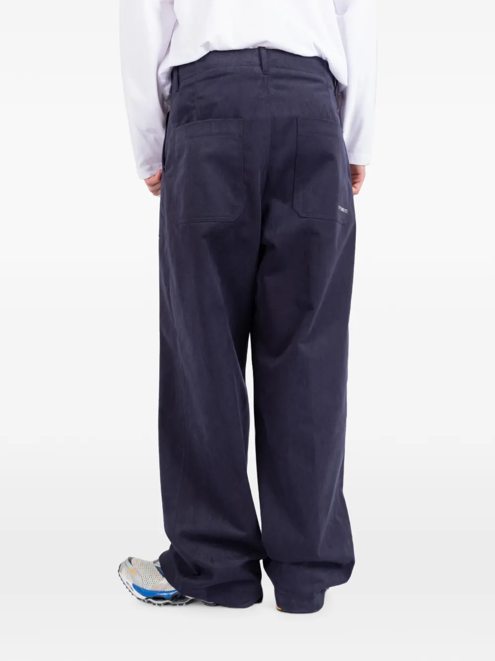 Société Anonyme Supercargo broek met wijde pijpen Blauw