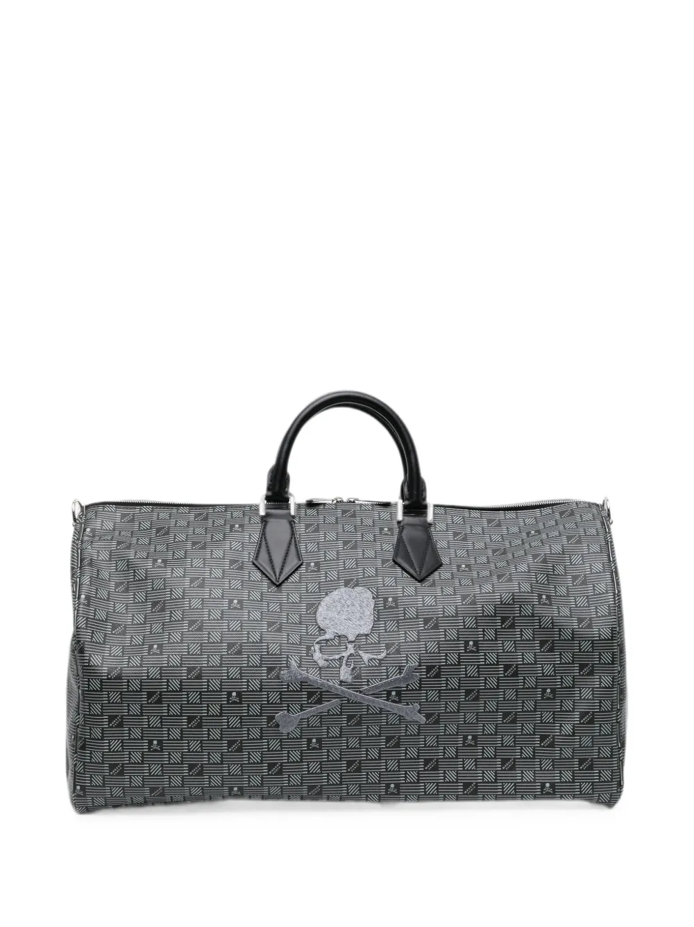 Mastermind Japan x Moreau Paris clip Boston travel bag - Schwarz