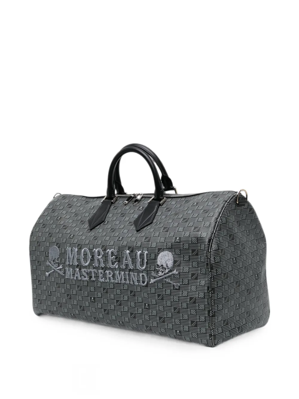 Mastermind Japan x Moreau Paris Clip Boston reistas Zwart