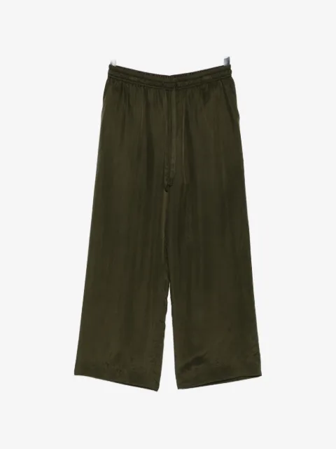 Ziggy Chen drawstring-waist wide-leg trousers