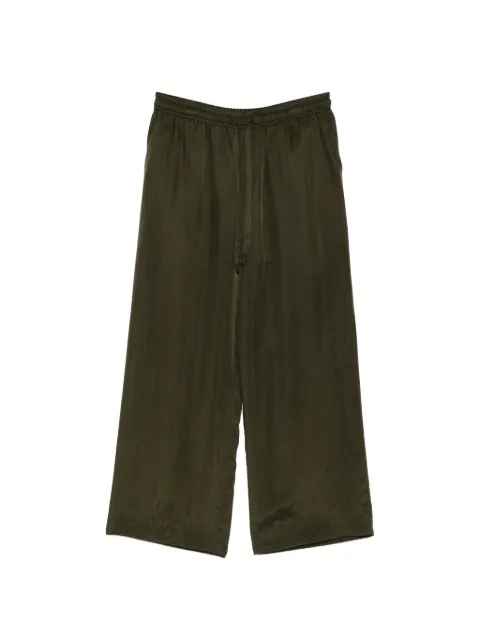 Ziggy Chen drawstring-waist wide-leg trousers