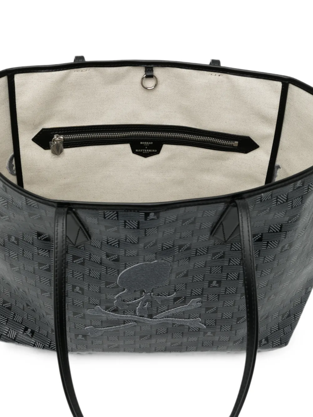 Mastermind Japan Shopper met doodskopprint Zwart