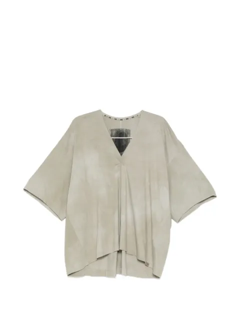 Ziggy Chen faded-effect V-neck T-shirt