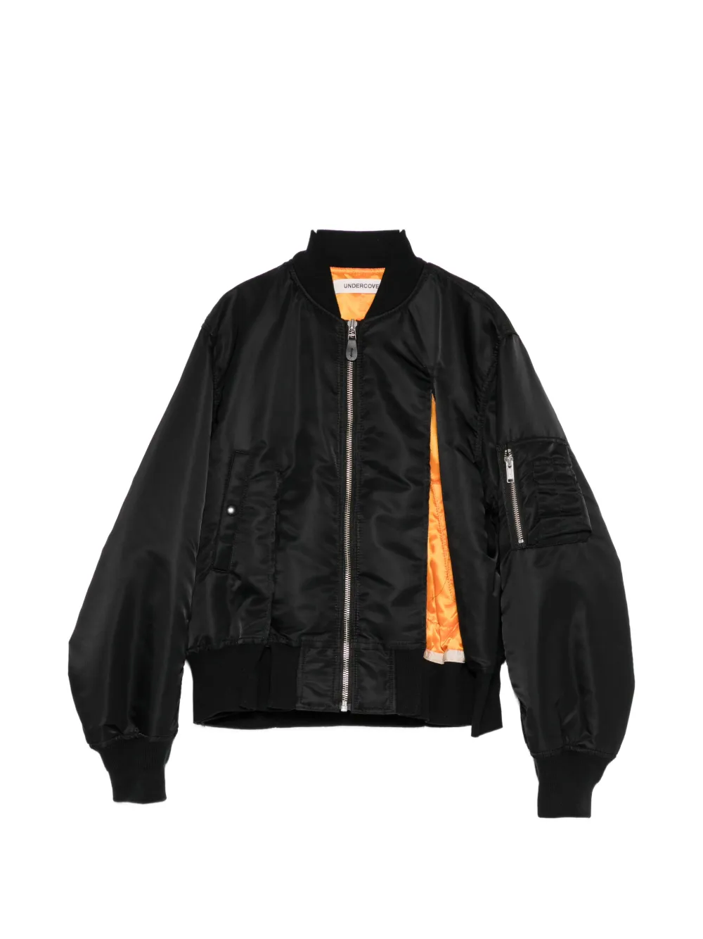 Undercover Layered-design Bomber In Schwarz