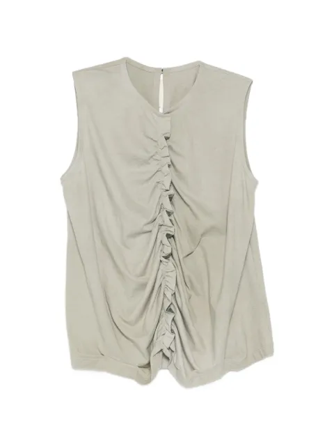 Ziggy Chen ruffled draped vest top