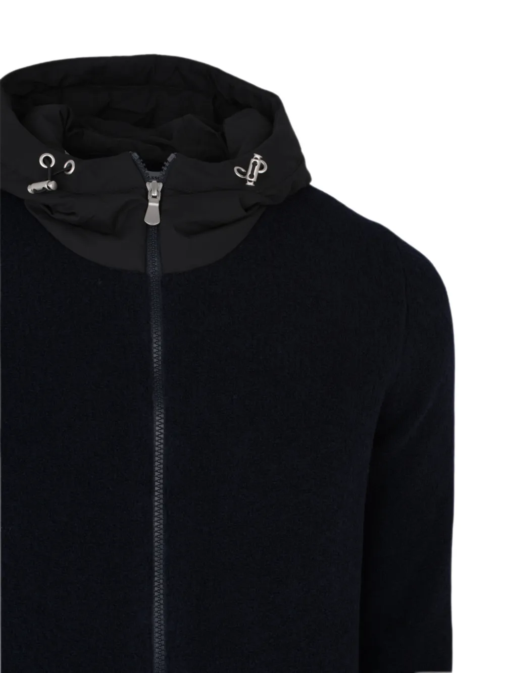 Gran Sasso Jack met capuchon en rits Blauw