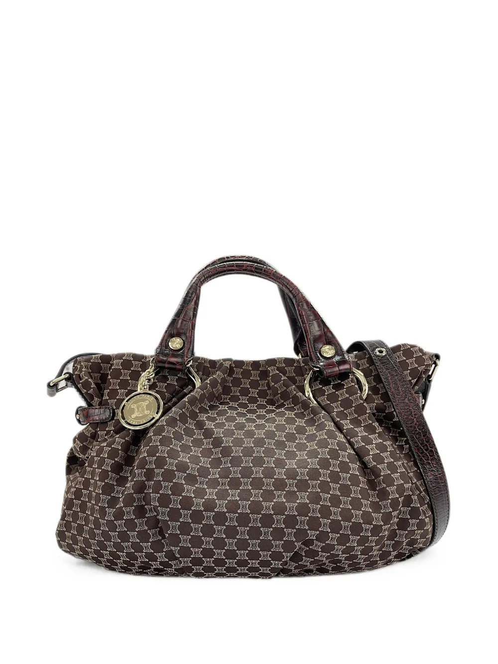 Celine Pre-Owned 2000s Macadam pattern handbag - Brown