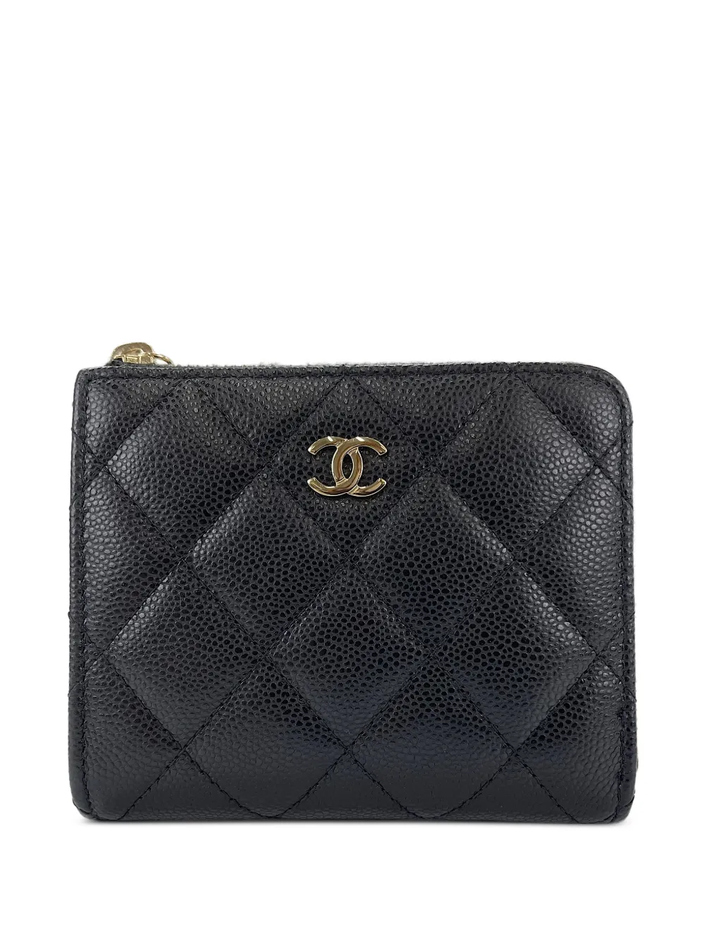 CHANEL Pre-Owned 2010s Matelassé quilted coin purse - Nero