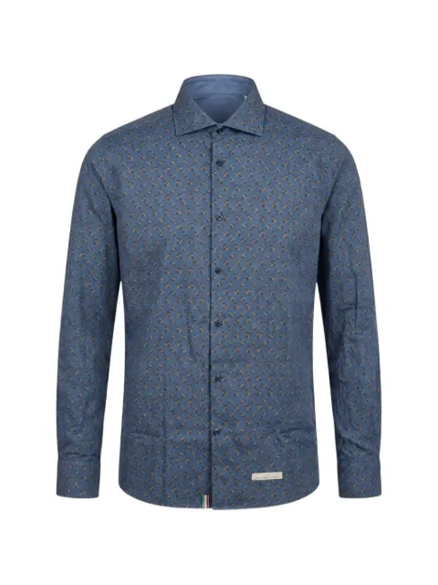Tintoria Mattei floral-print long-sleeve shirt