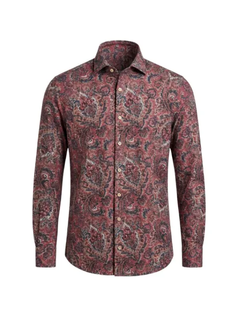 Xacus paisley-print shirt
