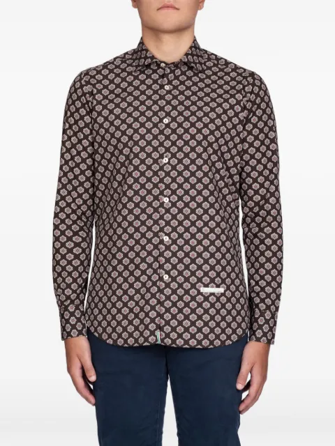 Tintoria Mattei geometric-print shirt