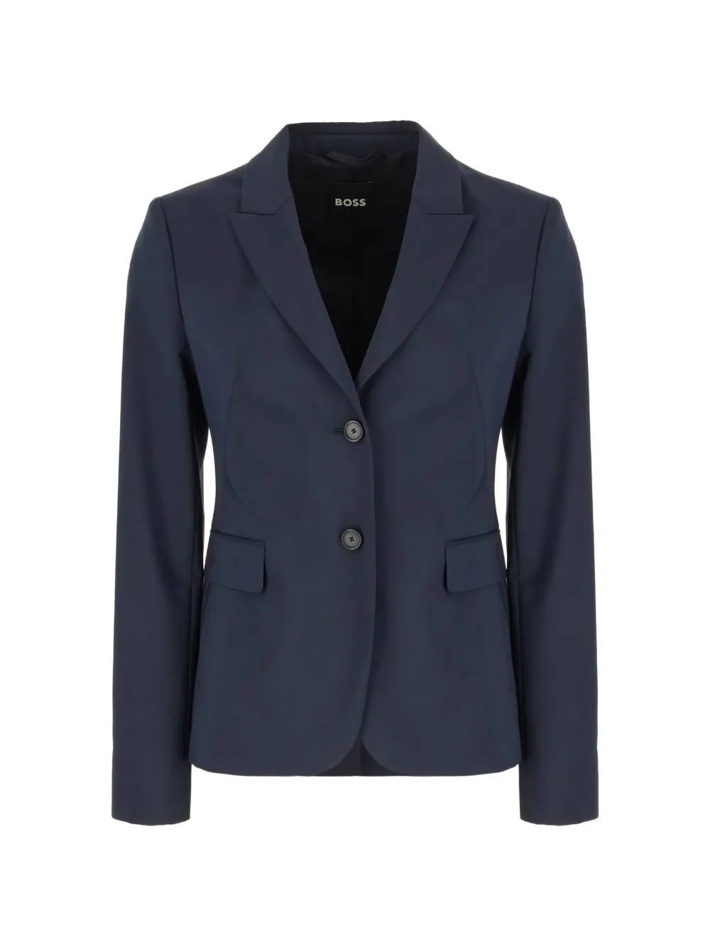 Hugo Boss Single-breasted Jacket In Blue