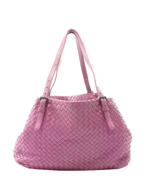 Bottega Veneta Pre-Owned bolso shopper Cesta mediano de piel de napa Intrecciato 2012-2026