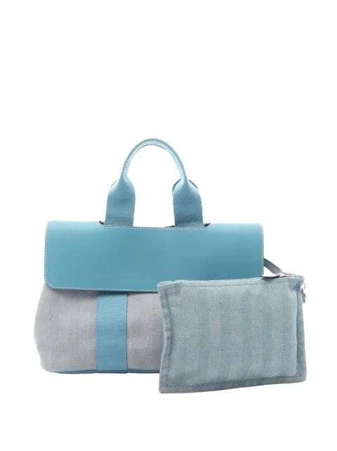 Hermès Pre-Owned 1990-2020 Toile and Swift Valparaiso PM handbag