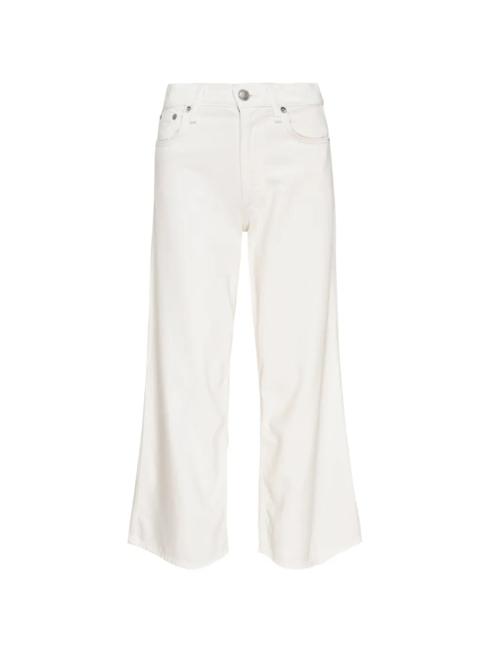 rag & bone high-rise wide-leg jeans - Bianco