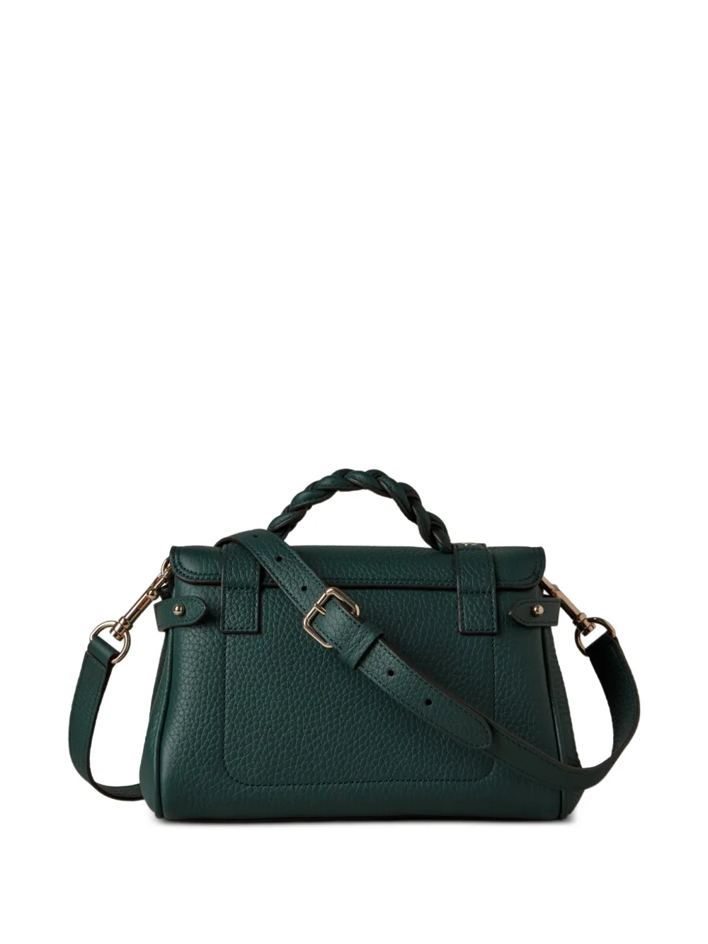 Mulberry mini Alexa braided-handle shoulder bag - Grün
