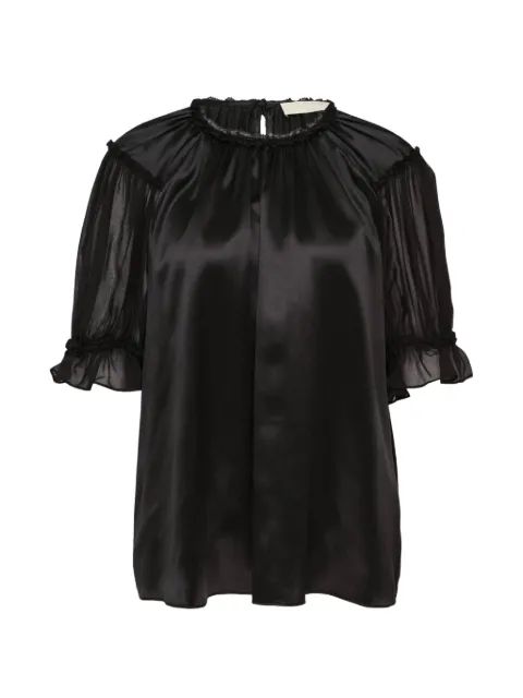 Ulla Johnson Alina ruffled-details silk blouse