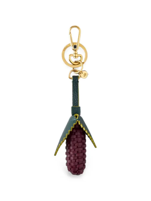 Mulberry woven-design fruit-shape keyring