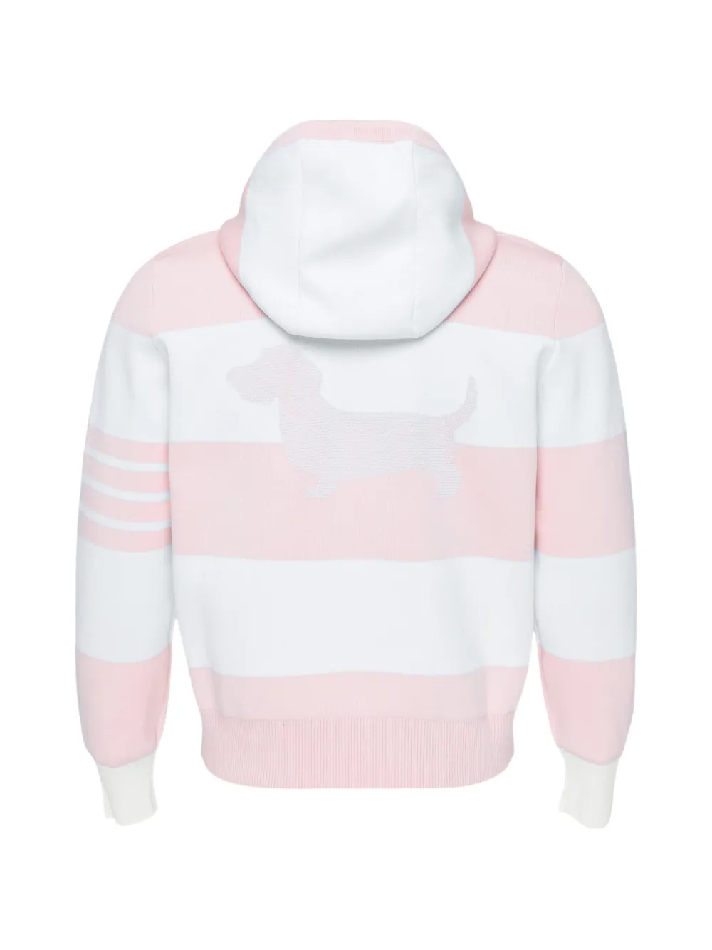 Thom Browne Hector hoodie met 4 strepen Roze