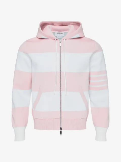 Thom Browne 4-Bar stripe Hector hoodie