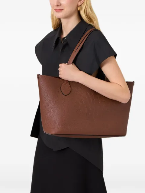 Mulberry Tree pebbled tote bag