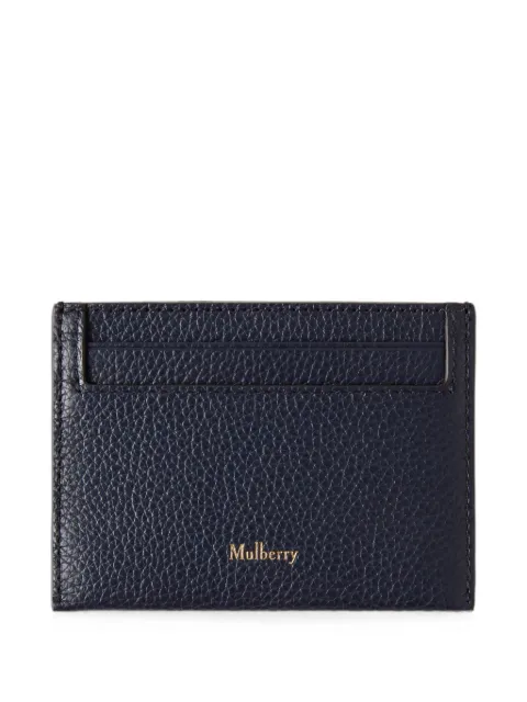 Mulberry Continental grained calf leather card holder