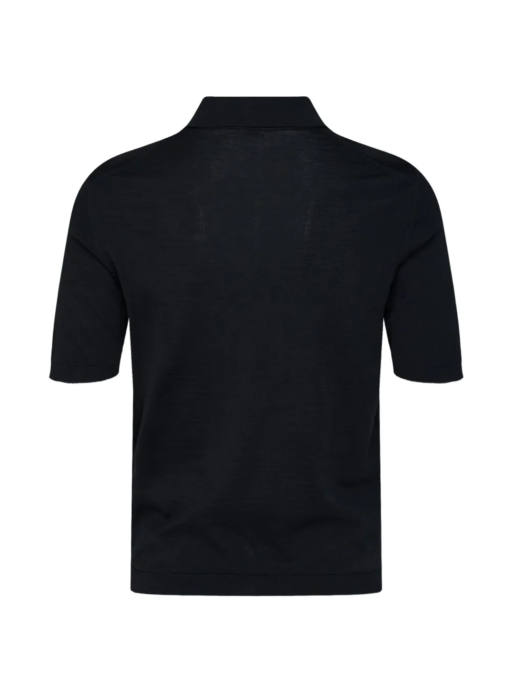 Jil Sander Gebreid poloshirt Zwart