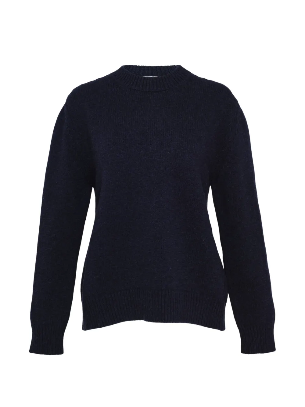 Jil Sander back-slit oversized sweater - Blu