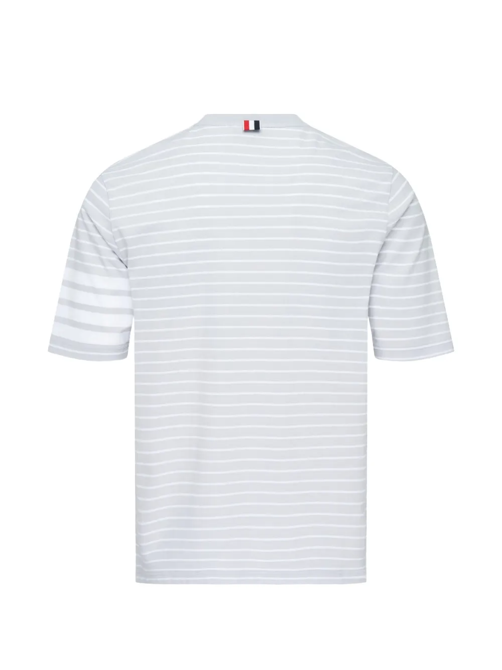Thom Browne 4-Bar stripe pocket T-shirt Grijs