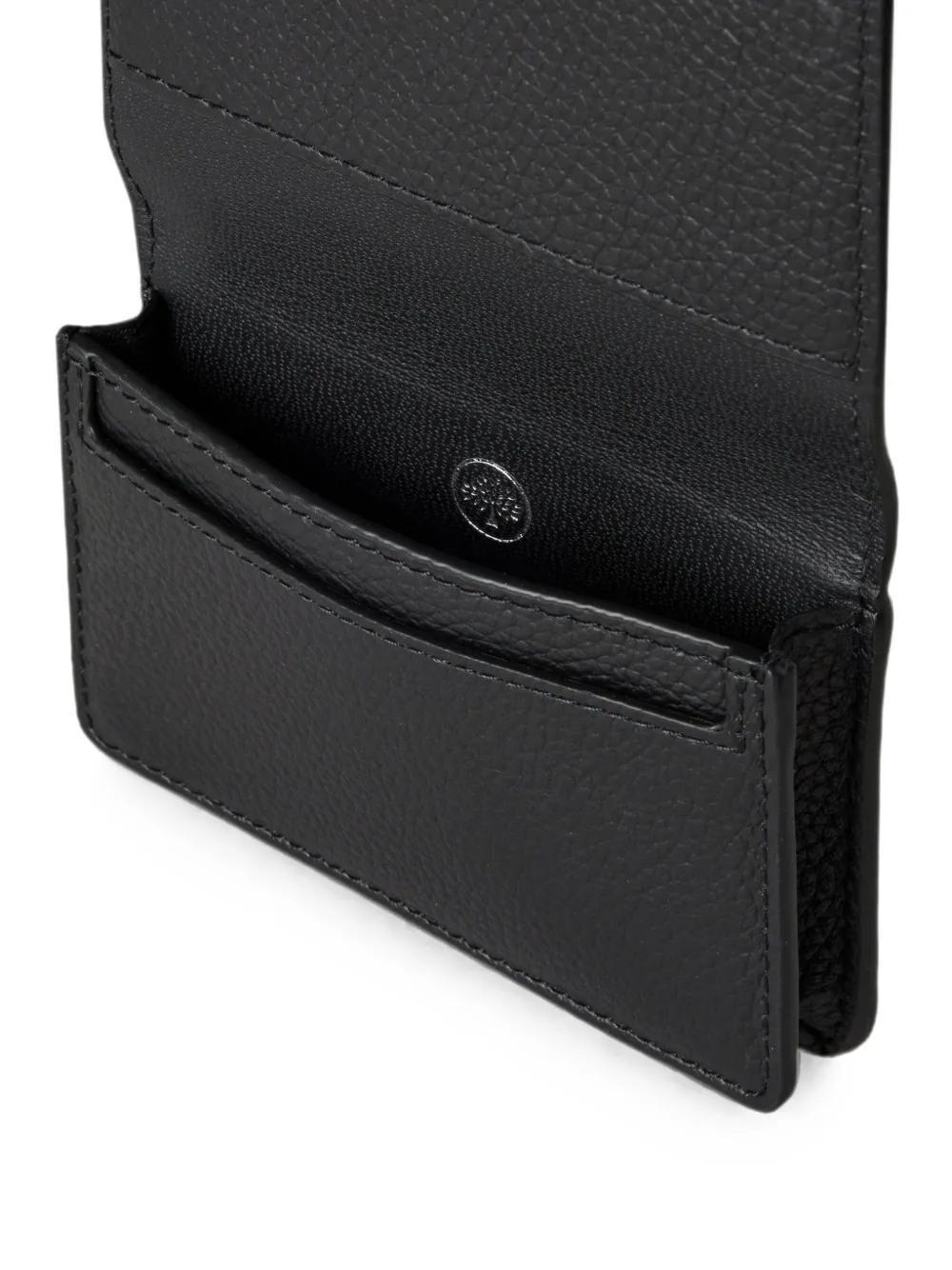 Mulberry Continental pasjeshouder van bewerkt leer Zwart