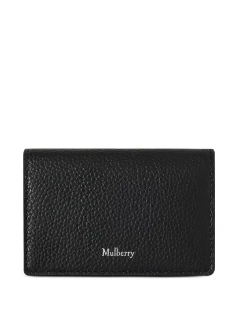 Mulberry Continental grained leather card holder