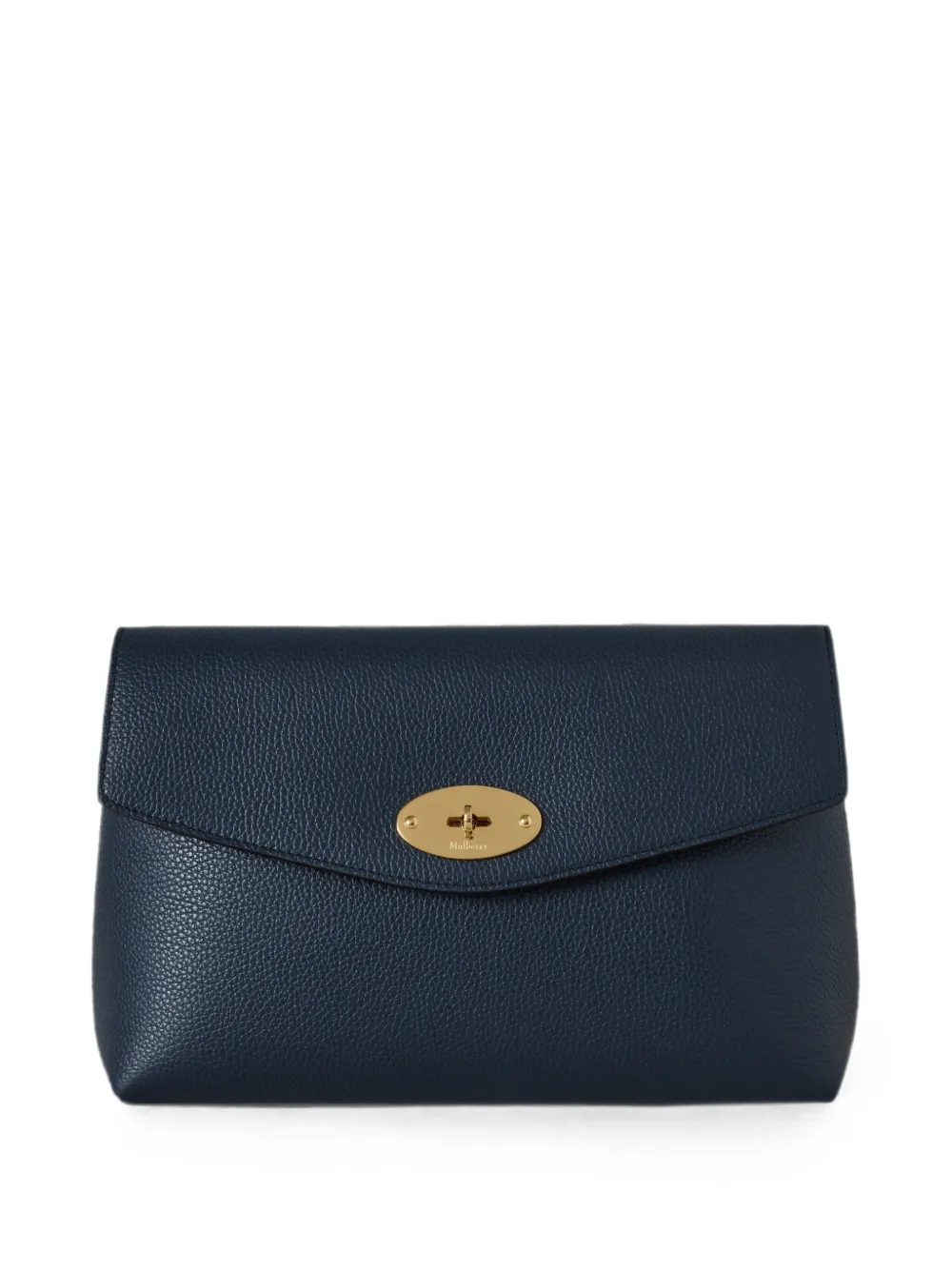 Mulberry Darley grained leather small clutch - Blu