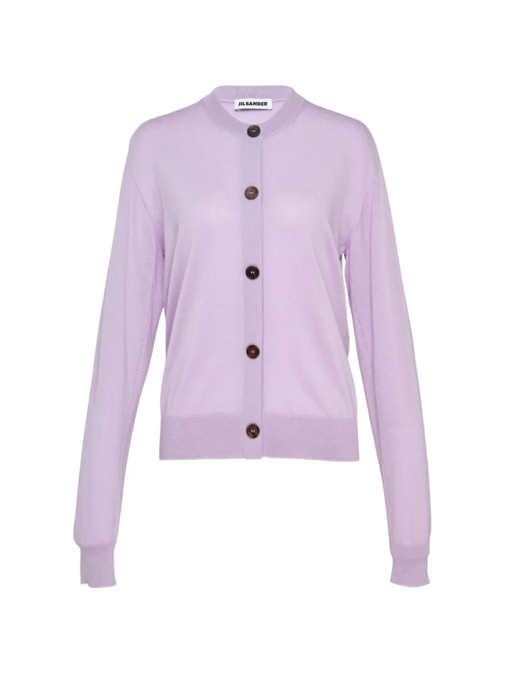 Jil Sander fine-knit button-up cardigan - Viola