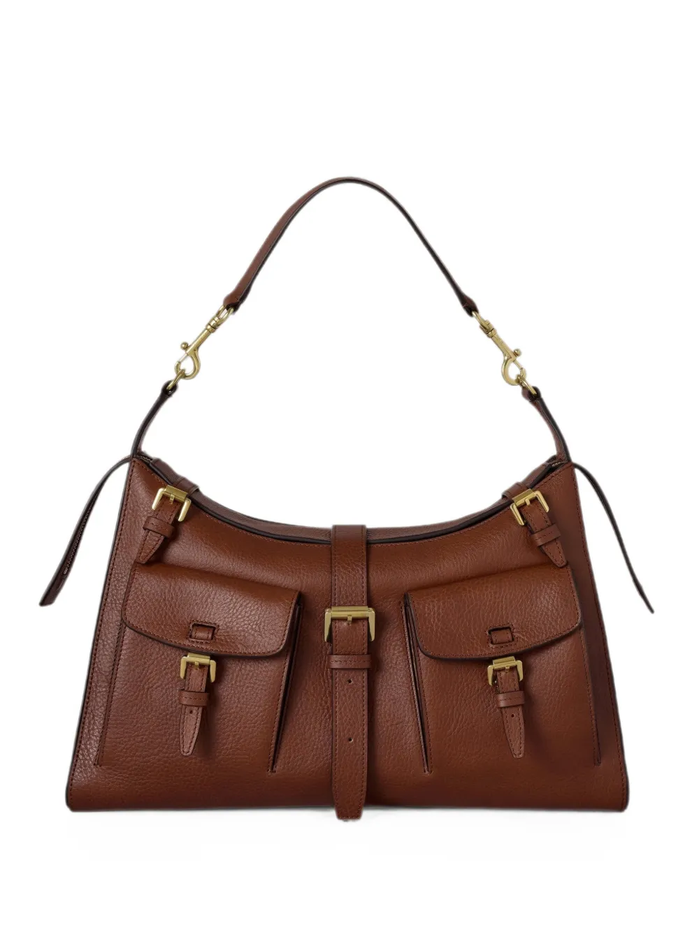 Mulberry Roxanne buckle-detail shoulder bag - Marrone