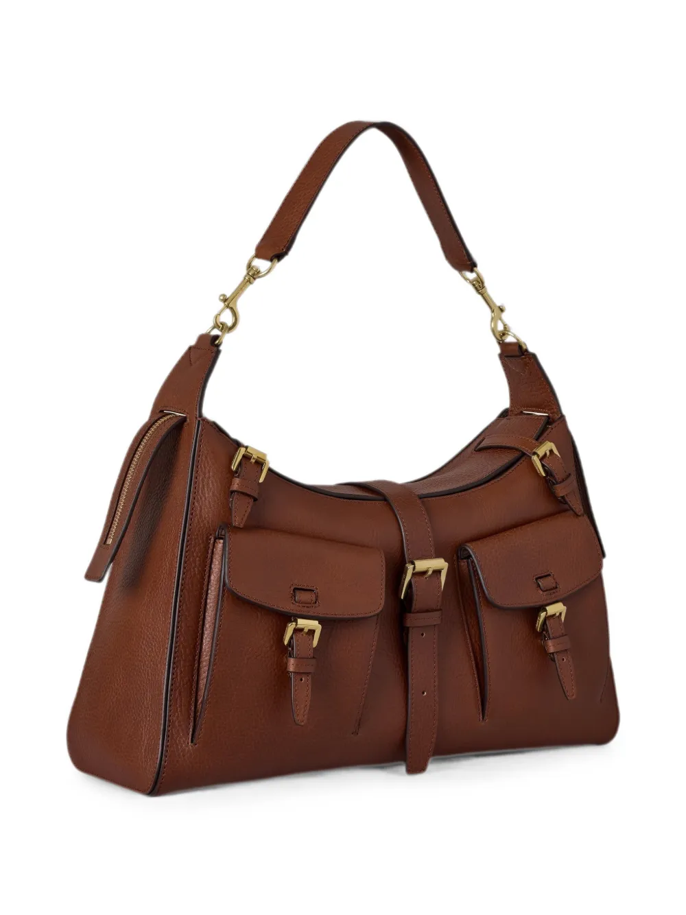 Mulberry Roxanne schoudertas met gespdetail Bruin