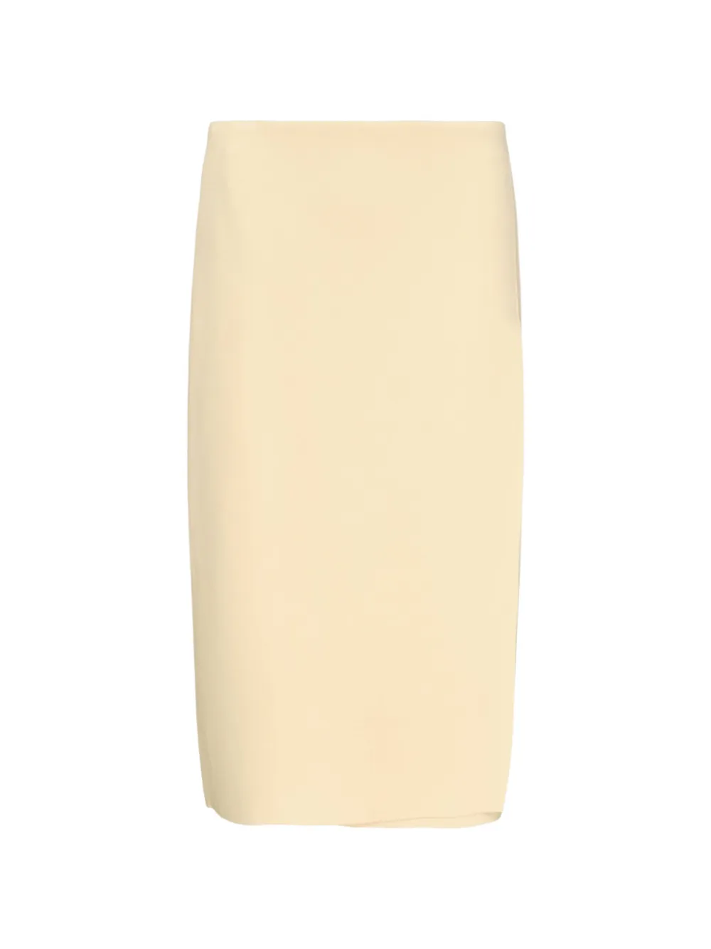 Jil Sander midi double-face wrap skirt - Toni neutri