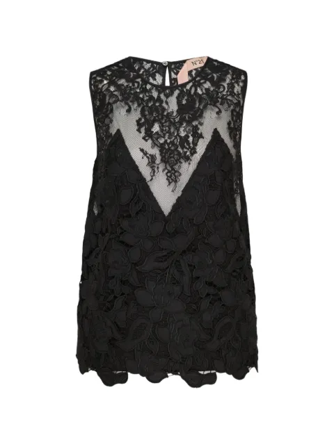 Nº21 top con encaje floral