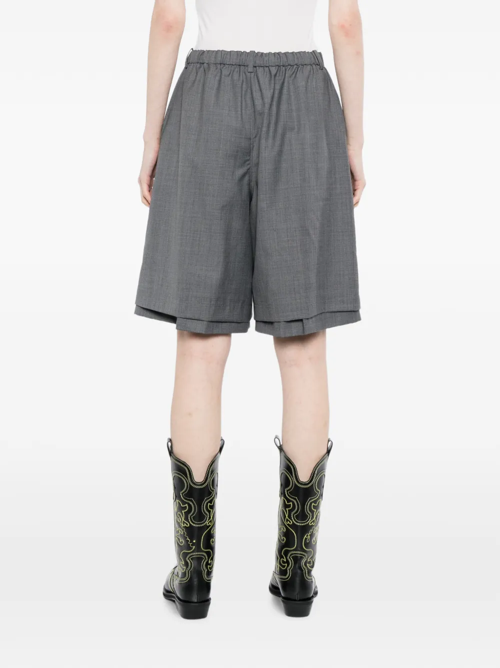 JNBY Shorts met dubbellaagse zoom Grijs