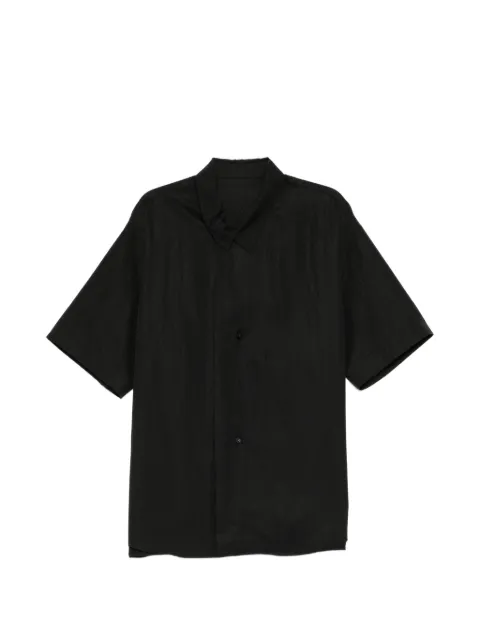 CROQUIS camisa con botones entretejidos