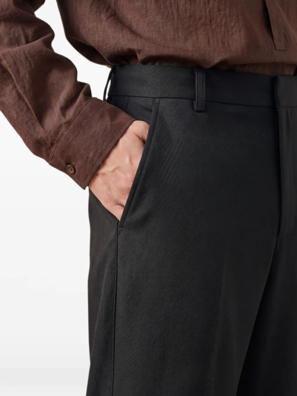 CROQUIS Broek met trekkoord Zwart