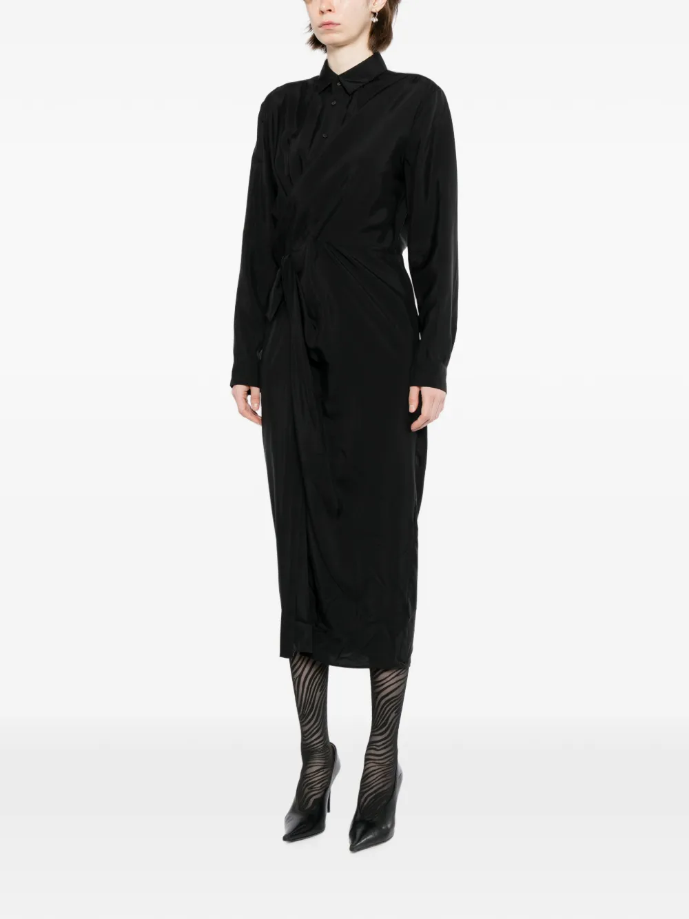 JNBY Jurk met gedraaid detail Zwart