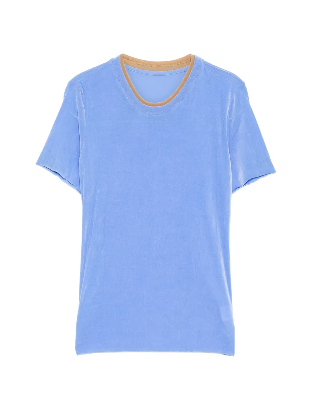 Jnby Velvet T-shirt In Blue