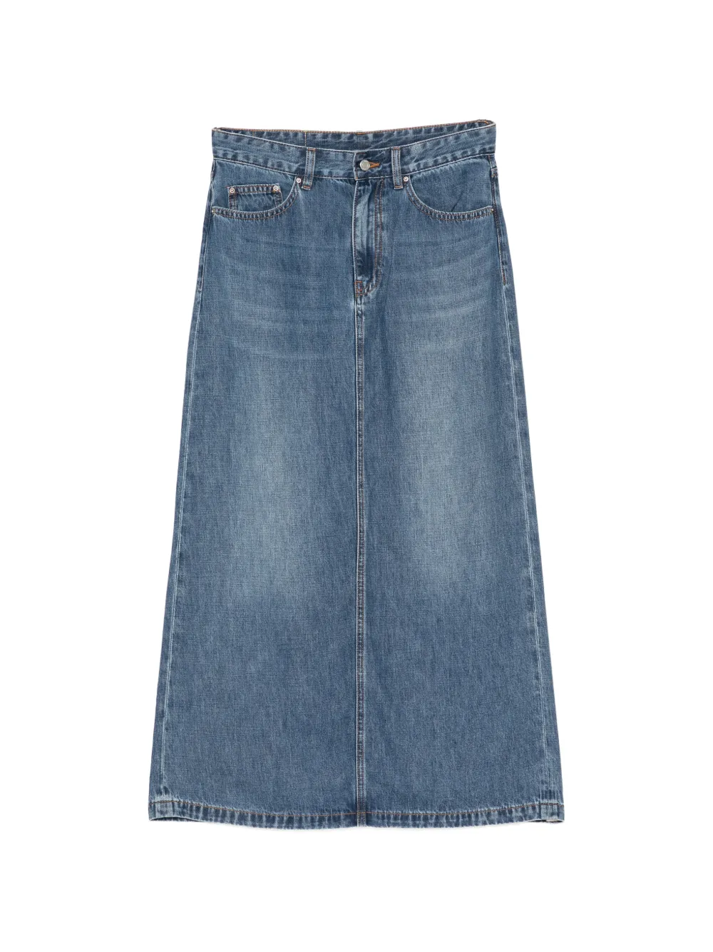 JNBY A-line midi denim skirt - Blu
