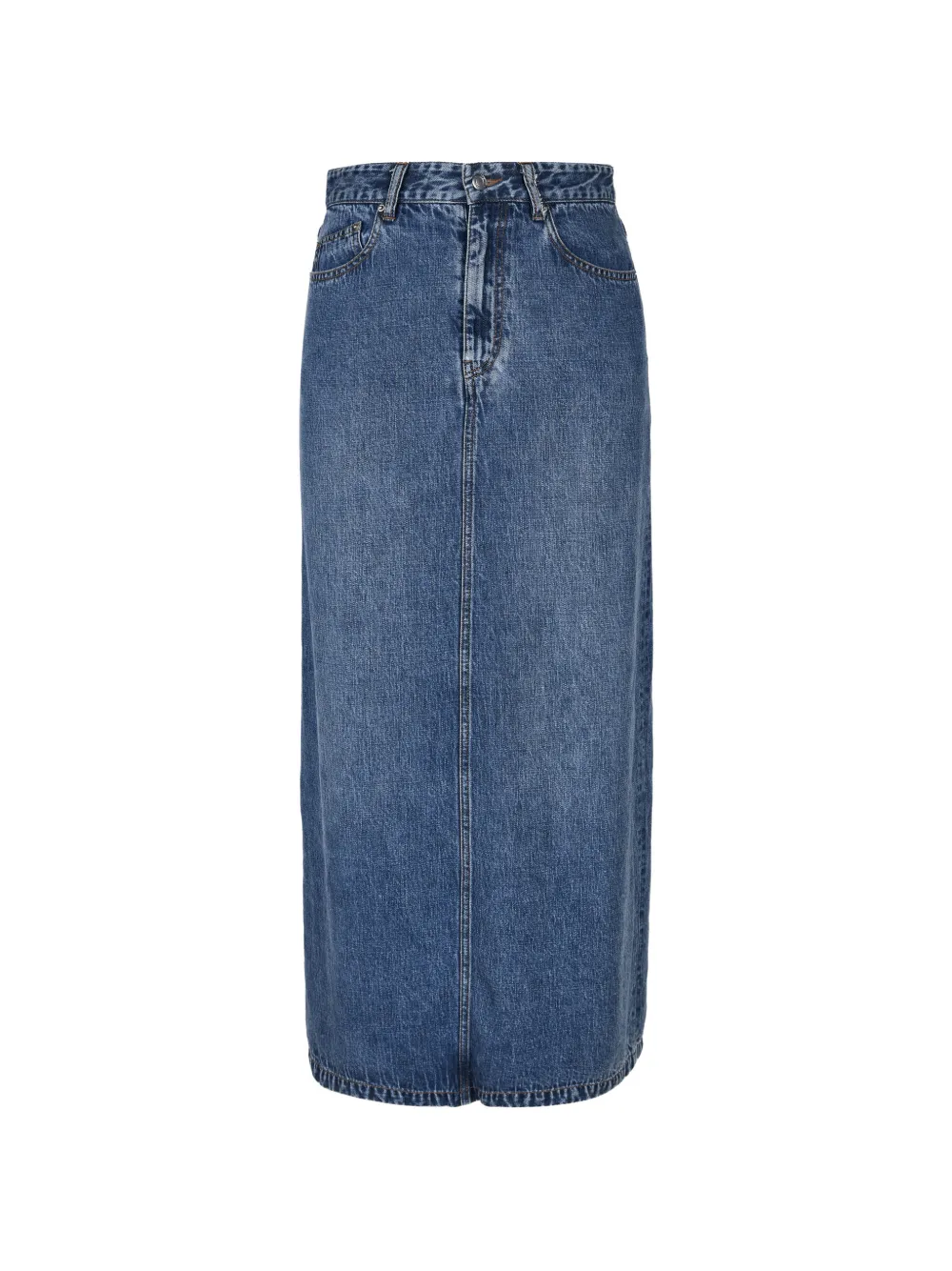 JNBY A-line midi denim skirt - Blu