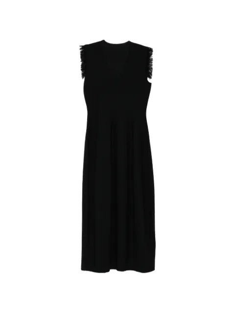 LESS fringed midi dress