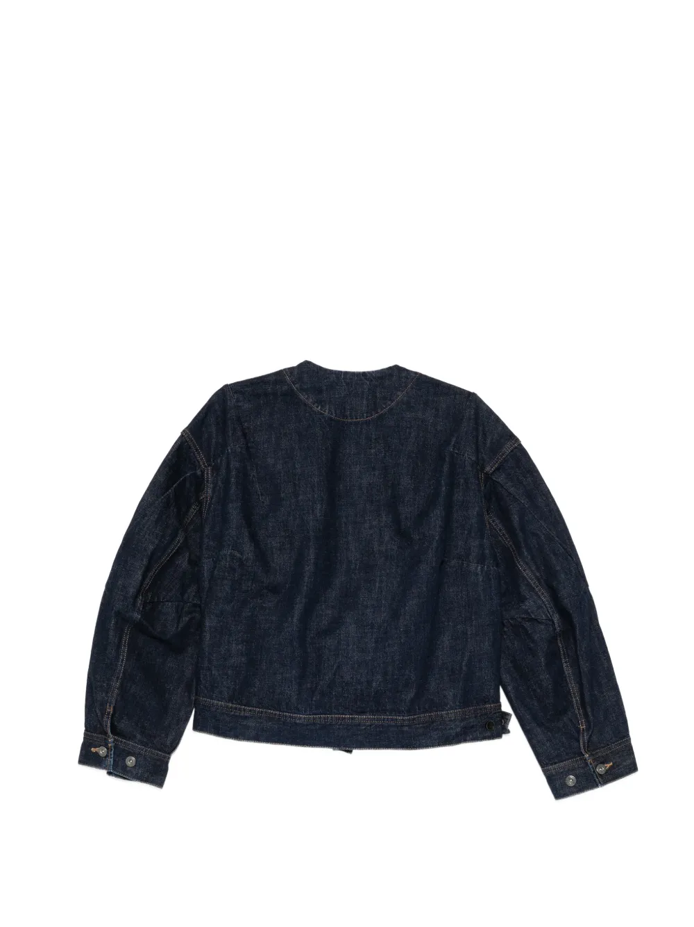 JNBY Oversized denim jack zonder kraag Blauw