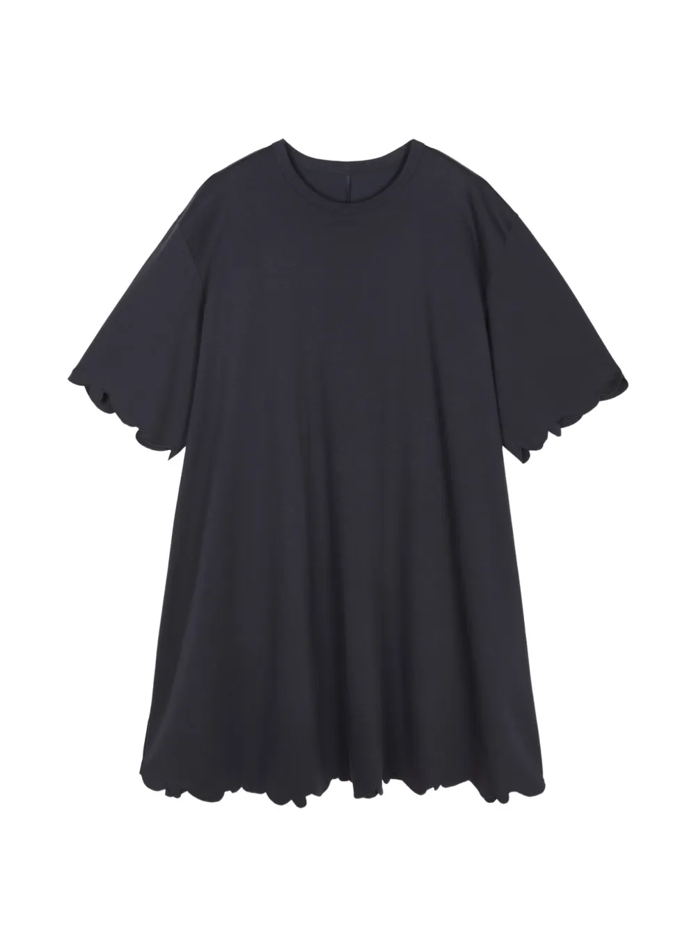 JNBY Mini-jurk met ronde hals en korte mouwen Blauw