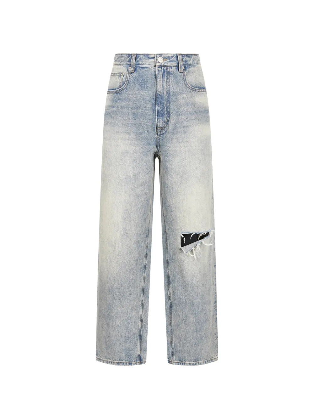 LESS Jeans mit Cut-Outs - Blau