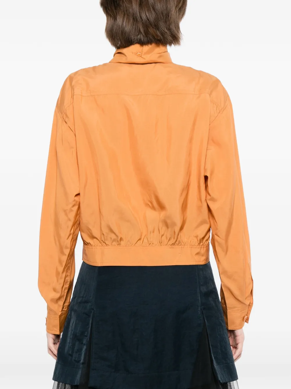 JNBY Jack met gestrikte hals Oranje